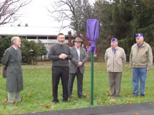 Preston Commission dedicates parking for Purple Heart recipients
